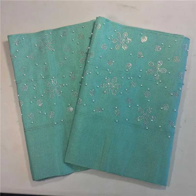 Африканский Aso Oke Gele ткань для головы плеча Нигерия головной убор обертка AsoOke с