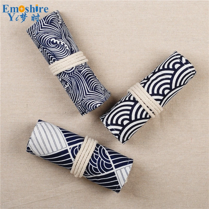Creative Brand Japanese Style Surf Canvas Pen Box Pencil Case Large Capacity Sketch Color Lead Pencil Case Pencil Wrap B375
Creative Brand Japanese Style Surf Canvas Pen Box Pencil Case Large Capacity Sketch Color Lead Pencil Case Pencil Wrap B375