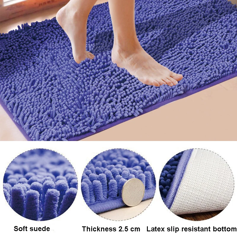 Fashion Floor Bath Mat Water Absorption Shaggy Kitchen Rug Door Way Feet Mat Anti-slip Strip Door Floor Mat Kitchen Carpet
Fashion Floor Bath Mat Water Absorption Shaggy Kitchen Rug Door Way Feet Mat Anti-slip Strip Door Floor Mat Kitchen Carpet