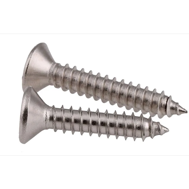 316 Stainless Steel Flat Head Self-Tapping Screws Cross Countersunk Head Screws Long Wood Screws M5 M6 10 Pcs
316 Stainless Steel Flat Head Self-Tapping Screws Cross Countersunk Head Screws Long Wood Screws M5 M6 10 Pcs