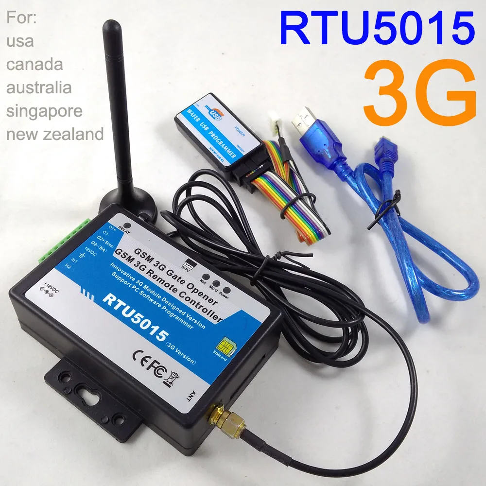 До 999 г. авторизованный номер 3G/GSM устройство открывания ворот версия 3G RTU5015