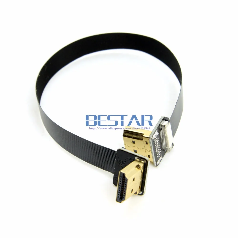 FPV Up Angled 90 Degree HDMI Type A Male to Male HDTV FPC Flat Cable 10cm 20cm 30cm 50cm 1m for Multicopter Aerial Photography
FPV Up Angled 90 Degree HDMI Type A Male to Male HDTV FPC Flat Cable 10cm 20cm 30cm 50cm 1m for Multicopter Aerial Photography