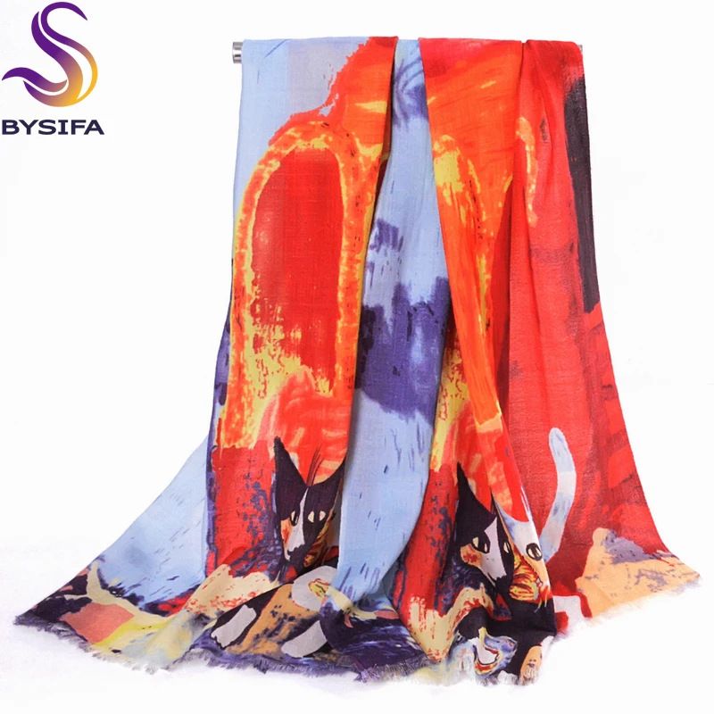 Winter Lovely Cats Scarves Wraps Thicken 2016 New Design Red Blue Wool Scarves Pashmina 200*70cm Short Tassel Scarf Shawl
Winter Lovely Cats Scarves Wraps Thicken 2016 New Design Red Blue Wool Scarves Pashmina 200*70cm Short Tassel Scarf Shawl