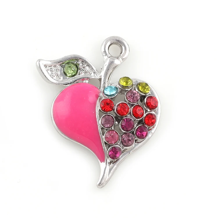 20Pcs Alloy Metal Heart Peach Crystal Pendant Handmade Jewelry Making Charms Dangle 26*18mm
20Pcs Alloy Metal Heart Peach Crystal Pendant Handmade Jewelry Making Charms Dangle 26*18mm