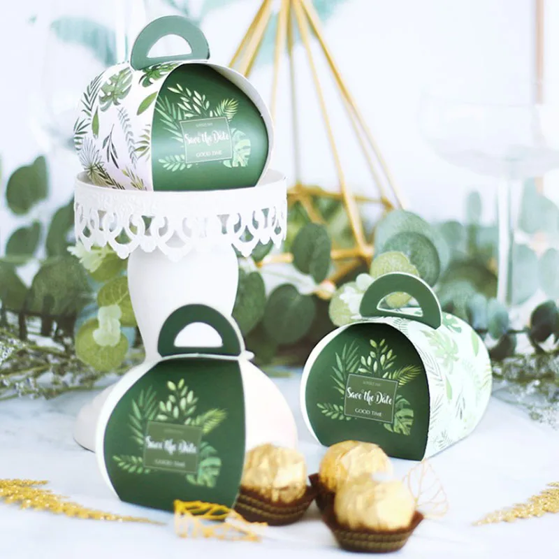 AVEBIEN 50pcs New Candy Box Green Handmade Tray Small Paper Candy Box Wedding Decorations Wedding Favors and Gifts for Guests
AVEBIEN 50pcs New Candy Box Green Handmade Tray Small Paper Candy Box Wedding Decorations Wedding Favors and Gifts for Guests