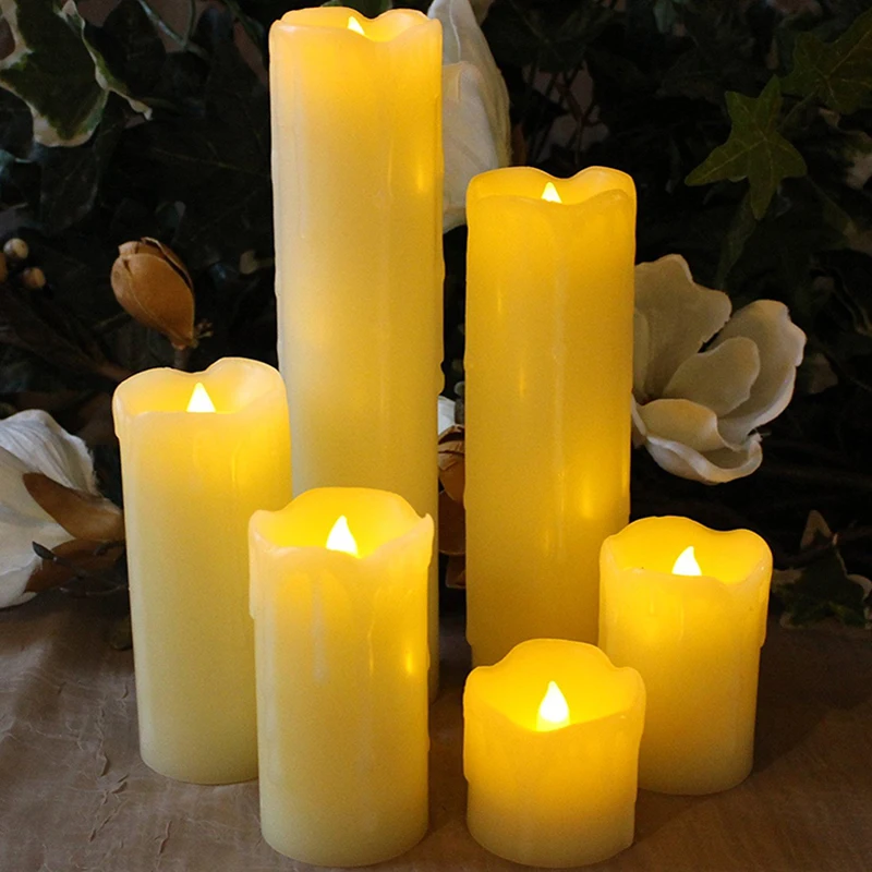 LED Electronic Flameless Candle Lights AAA Battery-Powered Simulation Flame Flashing Candle Lamps for Valentine's Day Party
LED Electronic Flameless Candle Lights AAA Battery-Powered Simulation Flame Flashing Candle Lamps for Valentine's Day Party