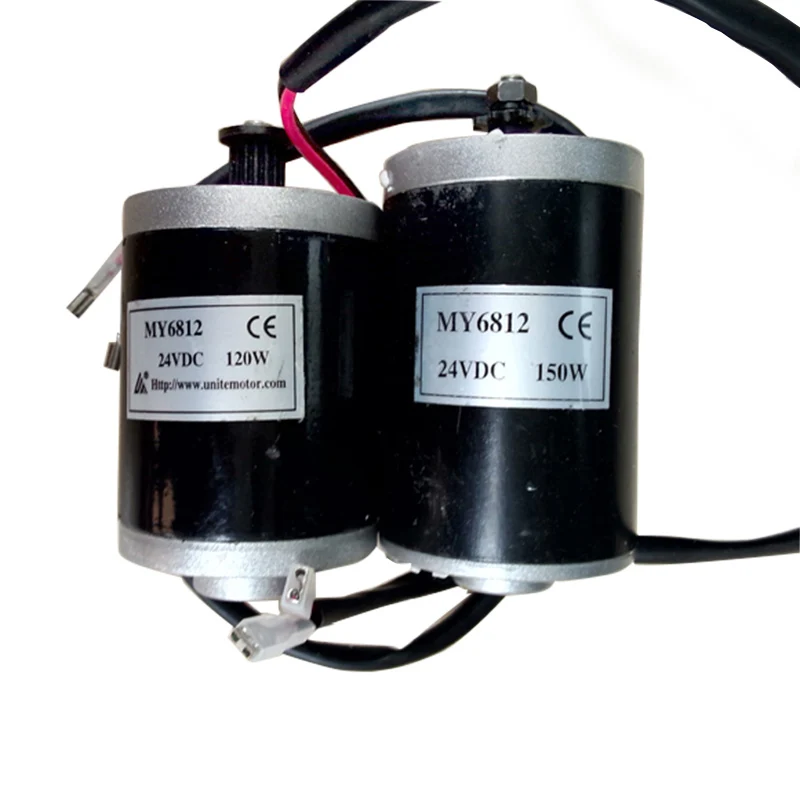 MY6812 24V DC 100W 120W Electric Skateboard Scooter Electric Bike High-Speed Brush Motor Belt-wheel Motor With 3M Belt 16T Teech
MY6812 24V DC 100W 120W Electric Skateboard Scooter Electric Bike High-Speed Brush Motor Belt-wheel Motor With 3M Belt 16T Teech