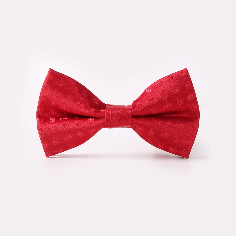 В китайском стиле Красный цвет Стиль Свадебная вечеринка галстук бабочка для