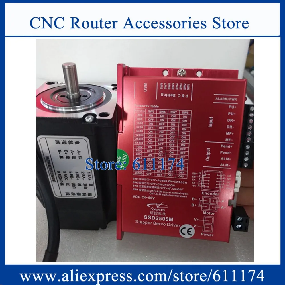 YAKO 2 phase closed loop stepper motor 0.7N.m 2.3A YK242EC67E1+SSD2505M-C011 driver Hybrid 42 Stepper motor and driver
YAKO 2 phase closed loop stepper motor 0.7N.m 2.3A YK242EC67E1+SSD2505M-C011 driver Hybrid 42 Stepper motor and driver