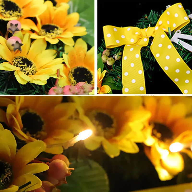 Thanksgiving Wreath Creative Sunflower Garland Home Party Event DIY Door Window Hanging Fake Flowers Wreath
Thanksgiving Wreath Creative Sunflower Garland Home Party Event DIY Door Window Hanging Fake Flowers Wreath