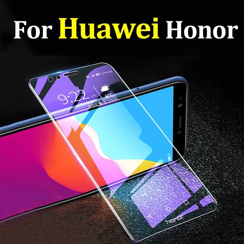 2 шт. закаленное стекло для Huawei Honor Play 6A 7X 8C 8X 8 9 view 10 Lite профессиональная защитная