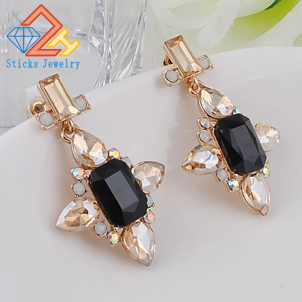Fashion Earring Mixing Glass Green Zinc Alloy Ear Accessories Dangle Earrings Charms for Women
Fashion Earring Mixing Glass Green Zinc Alloy Ear Accessories Dangle Earrings Charms for Women