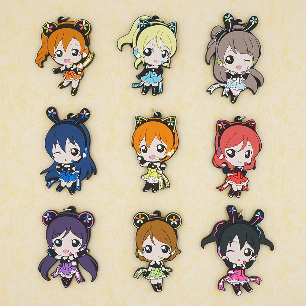 Минами Кодори Нико или Рин Umi Maki Tojo Nozomi Hanayo Honoka аниме Love Live! Отлично! Резиновый