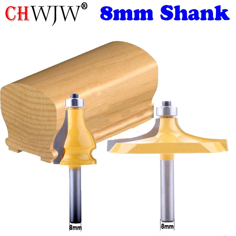2PC 8mm Shank Thumbnail & Beaded 2 Bit Handrail Router Bit Set Line knife Woodworking cutter Tenon Cutter for Woodworking Tools
2PC 8mm Shank Thumbnail & Beaded 2 Bit Handrail Router Bit Set Line knife Woodworking cutter Tenon Cutter for Woodworking Tools