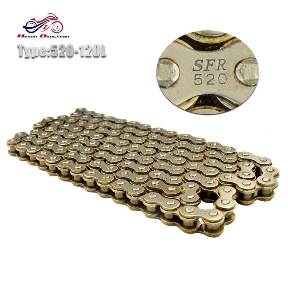 Motorcycle 520 Chains Sprocket 120links Motorcycle ATV Pit Bike Drive Chain ybr 125 Non Oil Seal Chain #c
Motorcycle 520 Chains Sprocket 120links Motorcycle ATV Pit Bike Drive Chain ybr 125 Non Oil Seal Chain #c