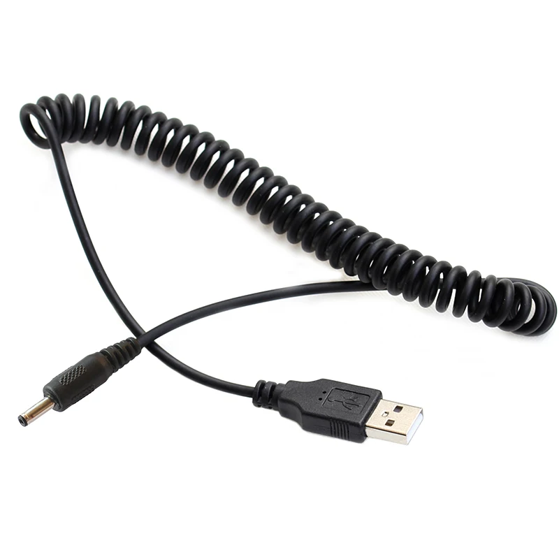USB to 3.5 mm /2.1 mm 5 Volt DC Barrel Jack Retractable Power Charging Cable for Current Devices via USB Plug
USB to 3.5 mm /2.1 mm 5 Volt DC Barrel Jack Retractable Power Charging Cable for Current Devices via USB Plug