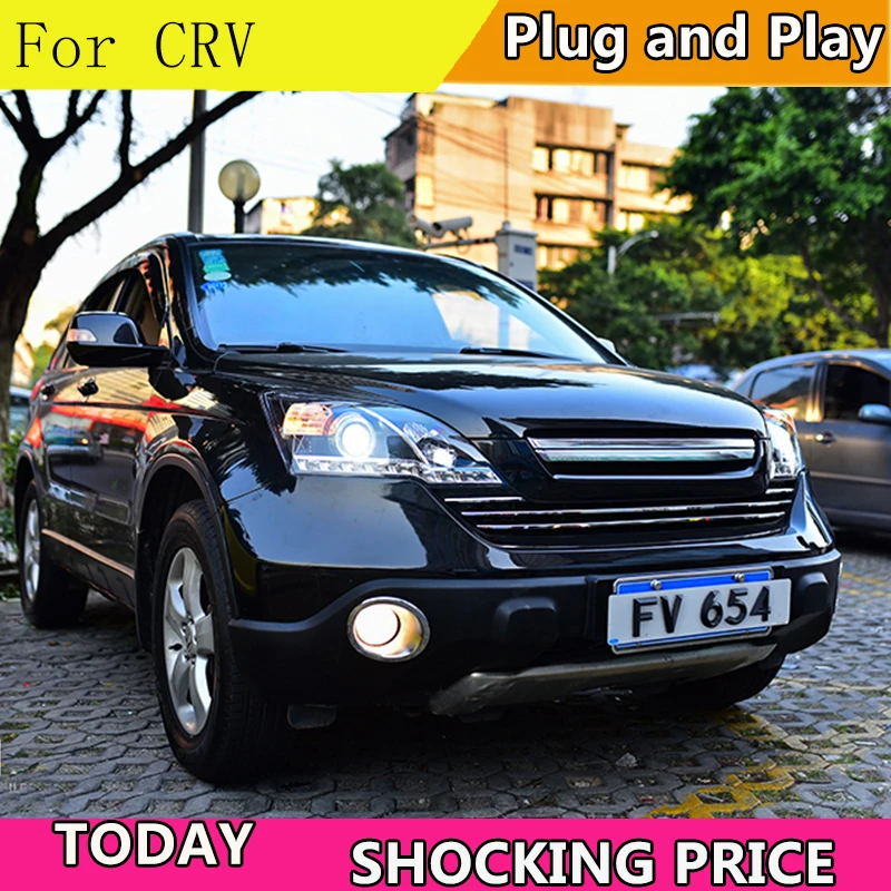 Автомобильный Стайлинг для Хонда сrv головной светильник s 2007 2011 CRV светодиодный