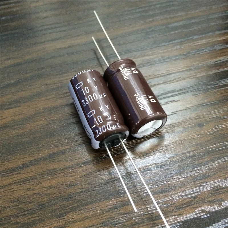100 шт. 3300 мкФ 10V NIPPON серия Ky 12 5x25 мм низкий ESR длительный срок службы 10V3300uF