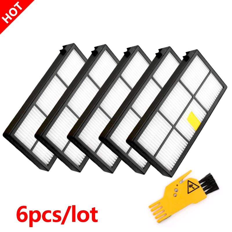 5pcs hepa filter for iRobot Roomba 800 900 Series 980 880 800 870 960 Vacuum Cleaner parts Accessories vacuum filter for Robots
5pcs hepa filter for iRobot Roomba 800 900 Series 980 880 800 870 960 Vacuum Cleaner parts Accessories vacuum filter for Robots