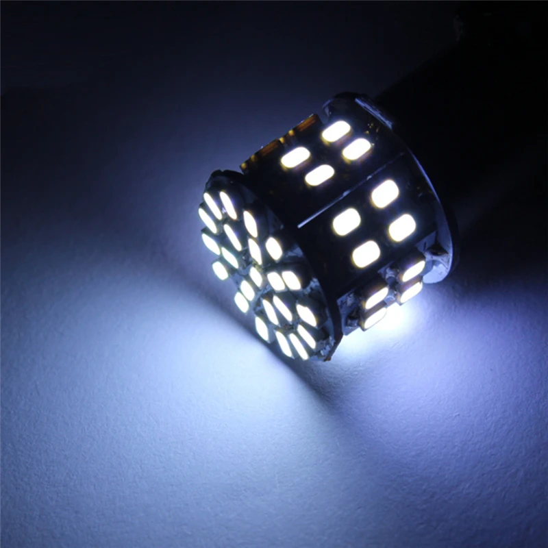 KEYECU 4Pieces White 1156 1157 3014 50SMD S25 LED Lights Bulbs Use for Side Back Up Revers Brake Lights Tail RV Light
KEYECU 4Pieces White 1156 1157 3014 50SMD S25 LED Lights Bulbs Use for Side Back Up Revers Brake Lights Tail RV Light