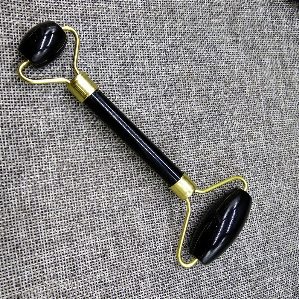 HOT! natural black obsidian stone Facial Jade Massage Anti-aging Face SPA Massage Jade Stone Roller Healing
HOT! natural black obsidian stone Facial Jade Massage Anti-aging Face SPA Massage Jade Stone Roller Healing