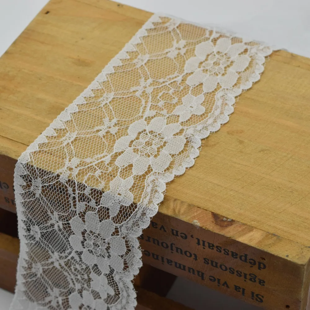 50Yards 6cm wide Handicrafts Net Lace Trim Ribbon Flat Lace Trim Gorgeous Wedding Crafts Sewing
50Yards 6cm wide Handicrafts Net Lace Trim Ribbon Flat Lace Trim Gorgeous Wedding Crafts Sewing