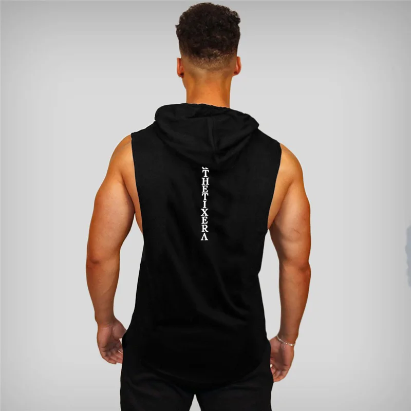 Muscleguys Brand Gyms Clothing Fitness Hooded Tank Top Men Bodybuilding Stringer Tanktop Workout Singlet Sleeveless Hoodie Shirt
Muscleguys Brand Gyms Clothing Fitness Hooded Tank Top Men Bodybuilding Stringer Tanktop Workout Singlet Sleeveless Hoodie Shirt