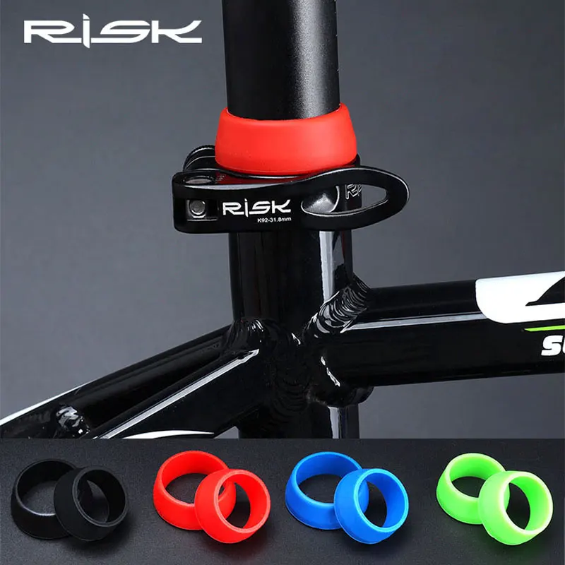 New RISK Waterproof Bicycle Seat Post Dust Cover MTB Road Bike Rubber Ring Ultralight Cycling Silicone Cover Bicycle Accessories
New RISK Waterproof Bicycle Seat Post Dust Cover MTB Road Bike Rubber Ring Ultralight Cycling Silicone Cover Bicycle Accessories