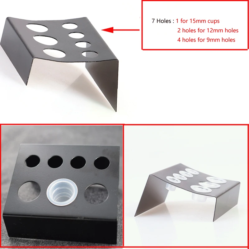 2 Pieces 7 Holes Pigment Container Stand Tattoo Accessories Supplies Stainless Steel Tattoo Permanent Makeup Ink Cup Holder
2 Pieces 7 Holes Pigment Container Stand Tattoo Accessories Supplies Stainless Steel Tattoo Permanent Makeup Ink Cup Holder
