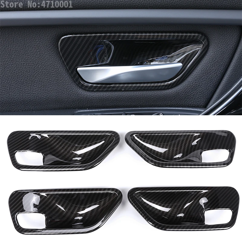 4pcs Carbon Fiber ABS Interior Door Handle Bowl Cover Trim For BMW 3 4 Series f30 f32 f35 316i 318i 320li 2013-2018
4pcs Carbon Fiber ABS Interior Door Handle Bowl Cover Trim For BMW 3 4 Series f30 f32 f35 316i 318i 320li 2013-2018