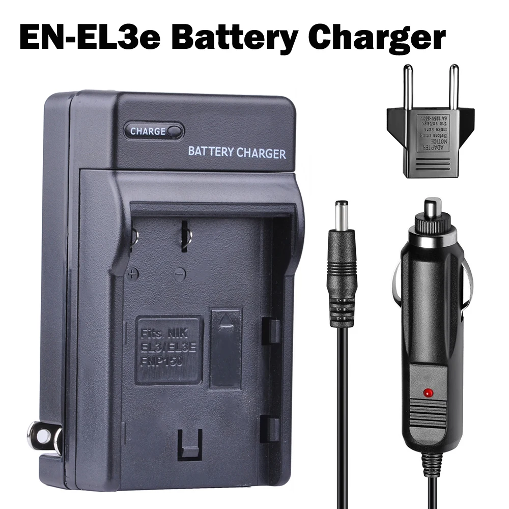 EN-EL3e EN EL3e ENEL3E EL3e NP150 Car Charger Charger + EU Adapter for Nikon D300S D300 D100 D200 D700 D70S D80 D90 D50 MH-18A
EN-EL3e EN EL3e ENEL3E EL3e NP150 Car Charger Charger + EU Adapter for Nikon D300S D300 D100 D200 D700 D70S D80 D90 D50 MH-18A