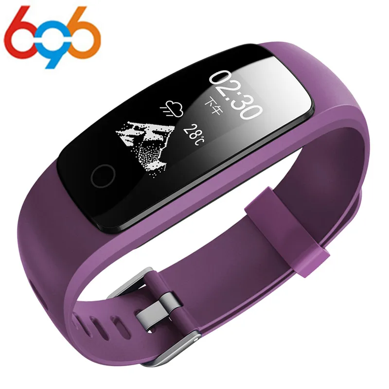 696 ID 107 ID107 Plus HR смарт-браслет трекер активности пульсометр часы GPS смарт-Браслет