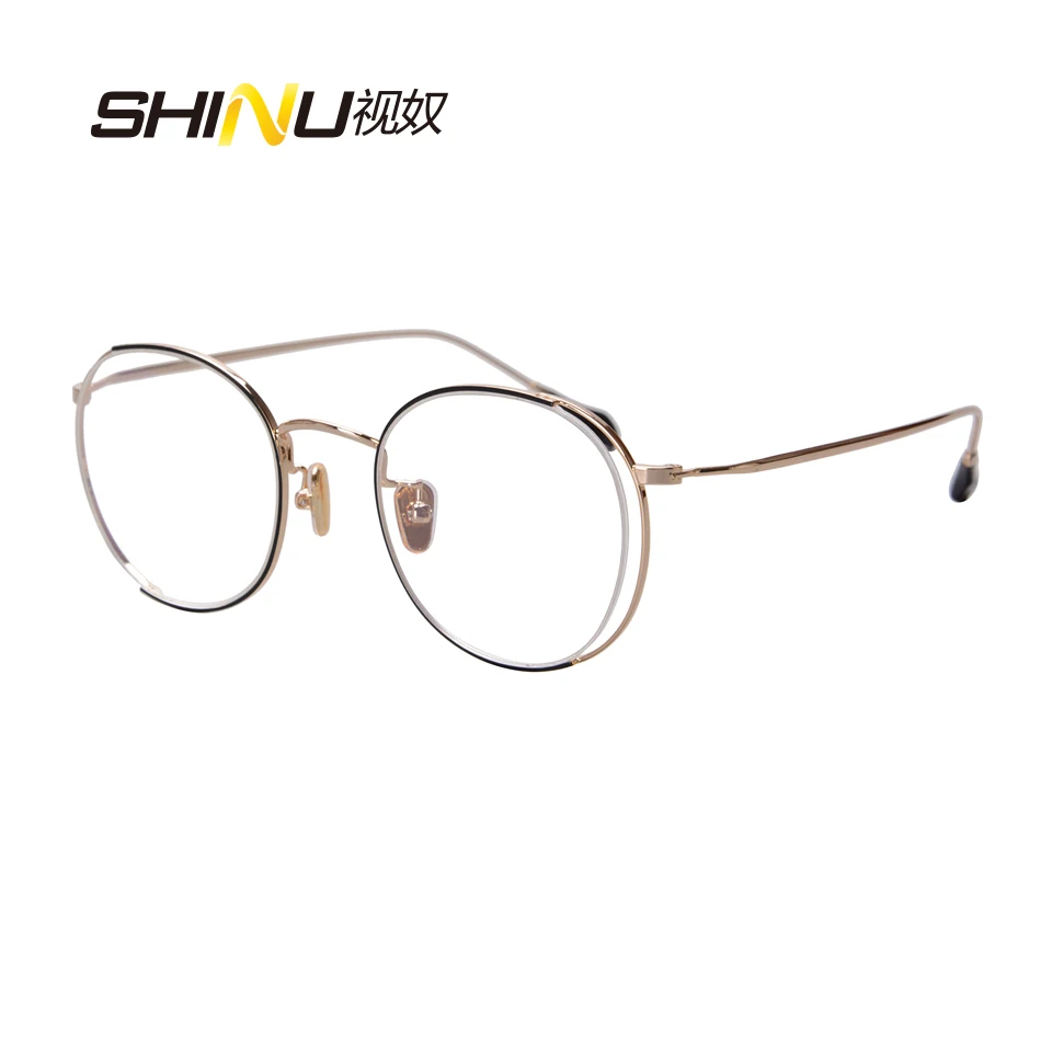 Retro Vintage Round Rim Stainless Steel Eyewear Women Ladies Eyeglasses Frame Prescription Myopia Glasses Optical Frame SH048
Retro Vintage Round Rim Stainless Steel Eyewear Women Ladies Eyeglasses Frame Prescription Myopia Glasses Optical Frame SH048
