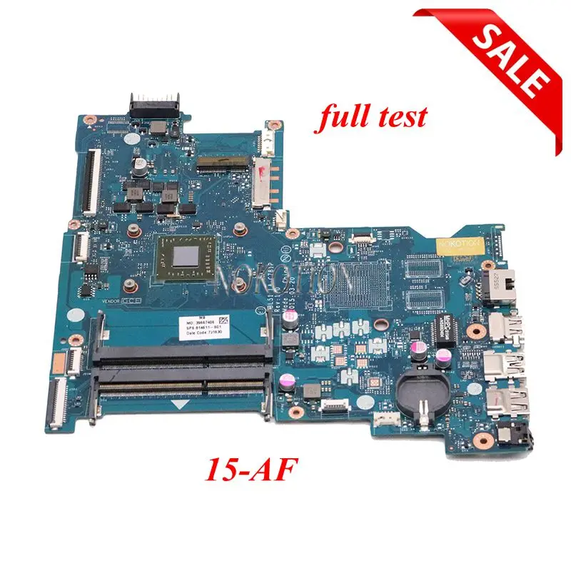 NOKOTION Laptop Motherboard For HP 15-AF ABL51 LA-C781P 813966-501 813966-001 Mainboard With Processor Onboard
NOKOTION Laptop Motherboard For HP 15-AF ABL51 LA-C781P 813966-501 813966-001 Mainboard With Processor Onboard
