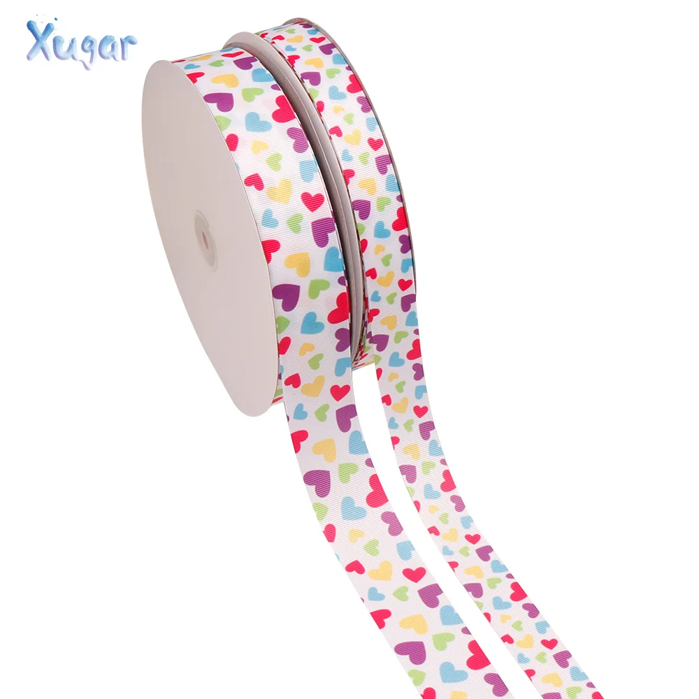 5Y/lot Heart Printed Ribbons Thermal Transfer Printed Grosgrain Ribbon DIY Hair Accessories Tape Handmade Material Gift Wrapping
5Y/lot Heart Printed Ribbons Thermal Transfer Printed Grosgrain Ribbon DIY Hair Accessories Tape Handmade Material Gift Wrapping
