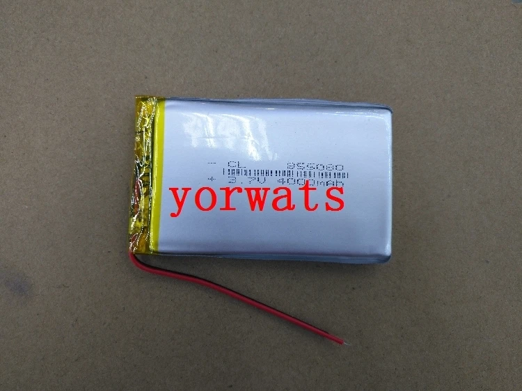 Новая горячая литий-ионная аккумуляторная батарея 3,7 V полимерная батарея 855080 4000mAh Прямая продажа
Новая горячая литий-ионная аккумуляторная батарея 3,7 V полимерная батарея 855080 4000mAh Прямая продажа