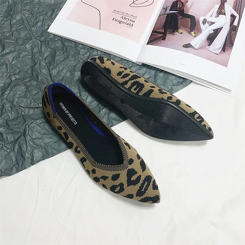 Maggie's Walker Women's Casual Shoes Breathable Soft Bottom Knitted Flat Shoes Spring Pointed-toe Shallow-mouth Flats Size 35~40
Maggie's Walker Women's Casual Shoes Breathable Soft Bottom Knitted Flat Shoes Spring Pointed-toe Shallow-mouth Flats Size 35~40