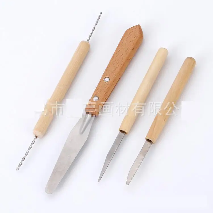 Soft Clay Diy Tools Wood Knives Sets Origin | Канцтовары для офиса и дома