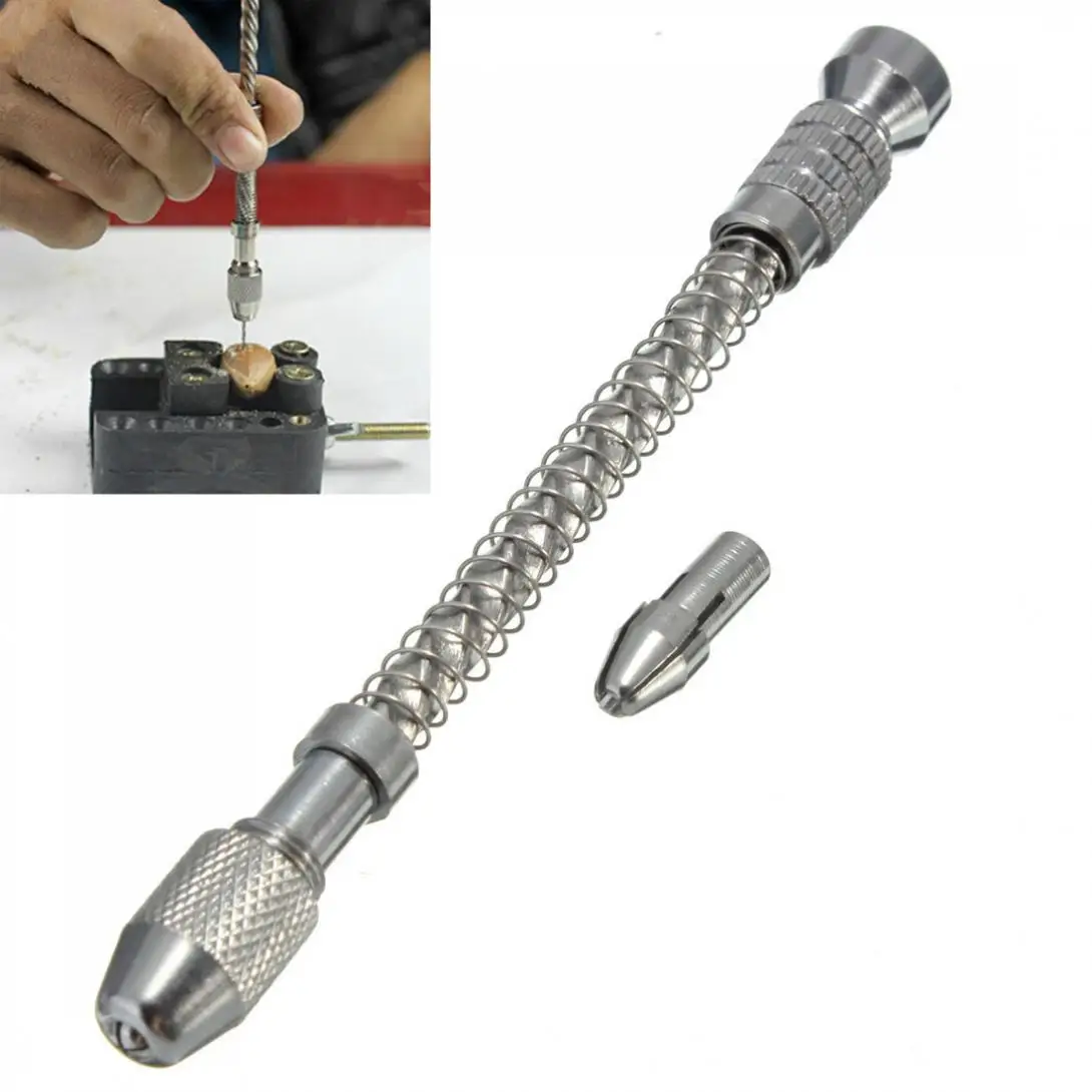 110mm Metal Semi-automatic Hand Drill Tools with Chuck Used for Wood / Plastic / Rubber of Drilling Hole
110mm Metal Semi-automatic Hand Drill Tools with Chuck Used for Wood / Plastic / Rubber of Drilling Hole