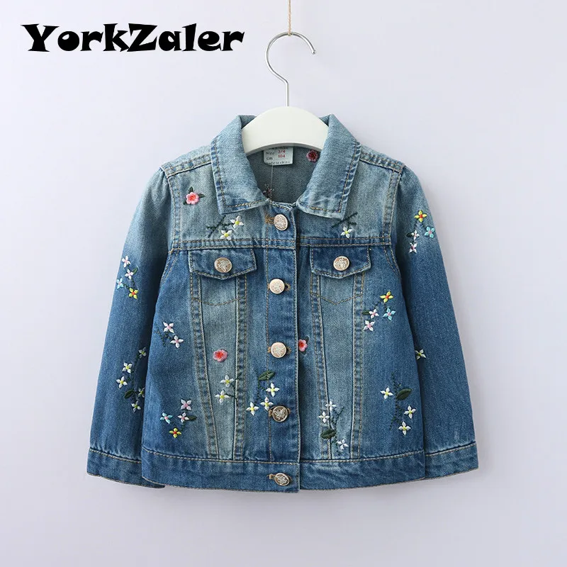 YorkZaler 2019 New Girls Jacker Long Sleeve Embroidered Flower Jean Jackers Denim Coat High Quality for 3-12years Old
YorkZaler 2019 New Girls Jacker Long Sleeve Embroidered Flower Jean Jackers Denim Coat High Quality for 3-12years Old