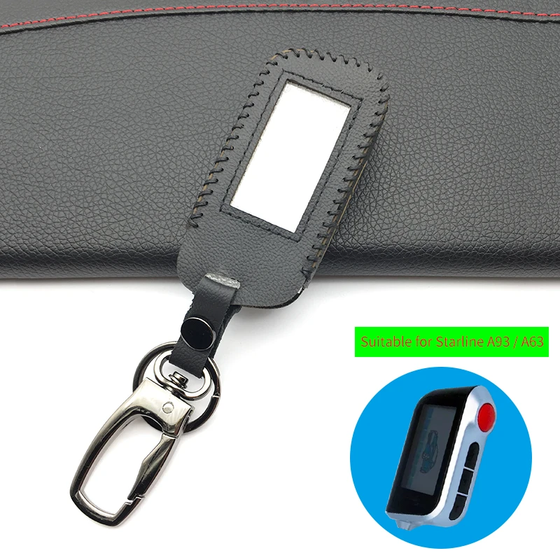 High Quality For Starline A93 / A63 Leather Key Case for Russian Version in Two-Way Car Alarm Remote Control LCD Key Fob Cover
High Quality For Starline A93 / A63 Leather Key Case for Russian Version in Two-Way Car Alarm Remote Control LCD Key Fob Cover