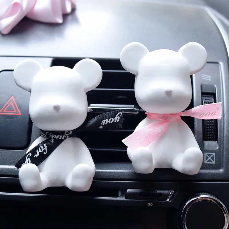 Cute Plaster Creative Car Air Freshener Handmade Bear Shade Air Conditioning Vent Car Air Fragrance Auto Accessories Car-styling
Cute Plaster Creative Car Air Freshener Handmade Bear Shade Air Conditioning Vent Car Air Fragrance Auto Accessories Car-styling