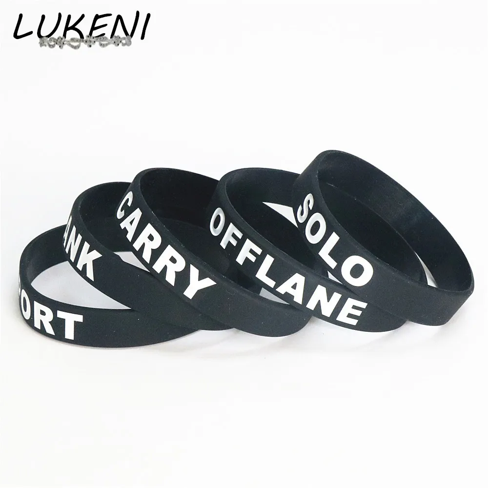 LUKENI 5pcs/Lot Game Dota 2 Silicone Bracelet Fill Quality Intaglio Bracelet 5 Styles Wristbands Bangles & Bracelets SH008
LUKENI 5pcs/Lot Game Dota 2 Silicone Bracelet Fill Quality Intaglio Bracelet 5 Styles Wristbands Bangles & Bracelets SH008