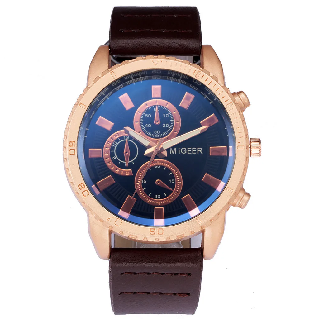 Mens Watches Top Brand Luxury High-End New Geneva Men's Leather Strap Stainless Steel Quartz Analog Watch Reloj relogio #10 
Mens Watches Top Brand Luxury High-End New Geneva Men's Leather Strap Stainless Steel Quartz Analog Watch Reloj relogio #10