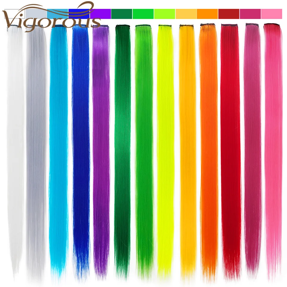 MONIXI Synthetic 10pcs/Lot Single Clip In One Piece 20 Inch Two Tone Color Hair Synthetic Long Straight Hair Extensions
MONIXI Synthetic 10pcs/Lot Single Clip In One Piece 20 Inch Two Tone Color Hair Synthetic Long Straight Hair Extensions