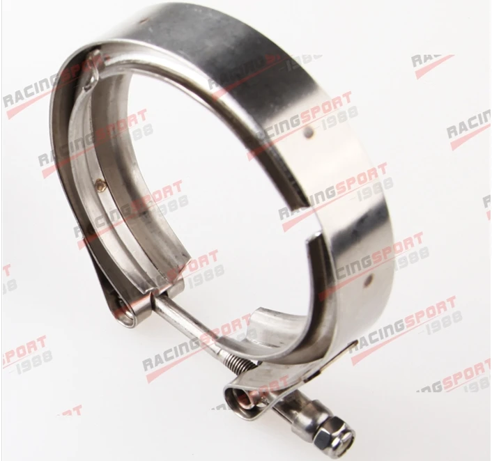 3" STAINLESS TURBO VBAND V-BAND EXHAUST DOWNPIPE CLAMP CUSTOMIZABLE FITMENT | Автомобили и мотоциклы