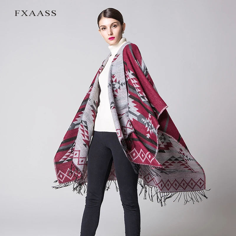 Новинка осенне-зимняя шаль FXAASS, модное накидка-пончо, женский шарф, роскошные кашемировые шарфы с кисточками, теплая Пашмина
Новинка осенне-зимняя шаль FXAASS, модное накидка-пончо, женский шарф, роскошные кашемировые шарфы с кисточками, теплая Пашмина