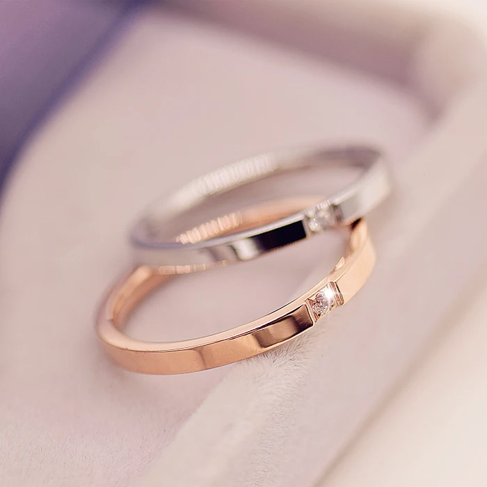YUN RUO Brand 2020 Cubic Zirconia Rings for Woman Man Wedding Jewelry Rose Gold Colors 316 L Stainless Steel Gift Top Quality
YUN RUO Brand 2020 Cubic Zirconia Rings for Woman Man Wedding Jewelry Rose Gold Colors 316 L Stainless Steel Gift Top Quality