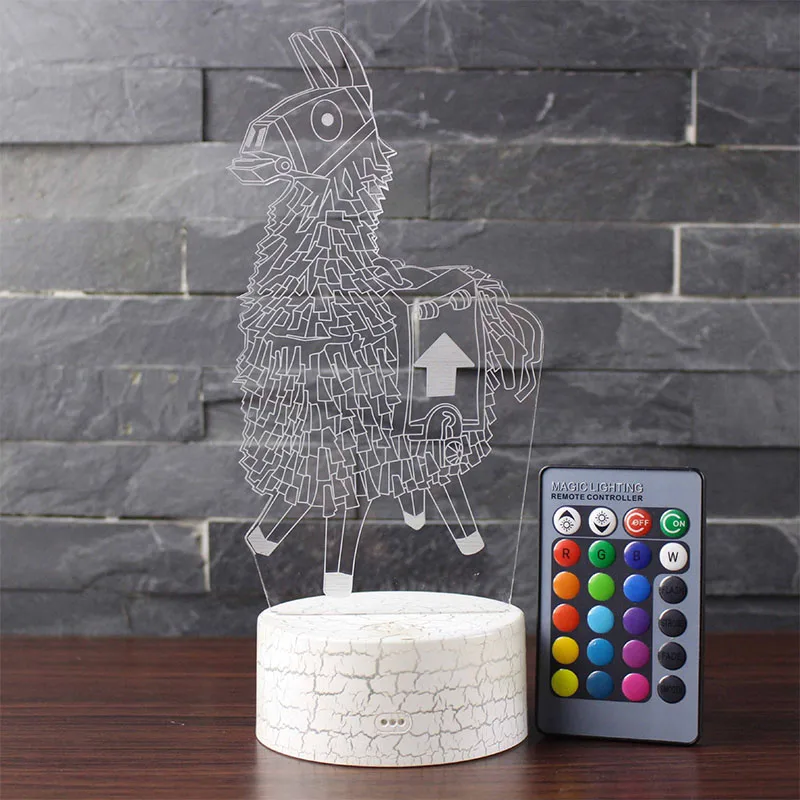Kids Night Sleep LED Lights Projection Lamp Battle Royale Llama Acrylic Alpaca Action Figure Toys
Kids Night Sleep LED Lights Projection Lamp Battle Royale Llama Acrylic Alpaca Action Figure Toys