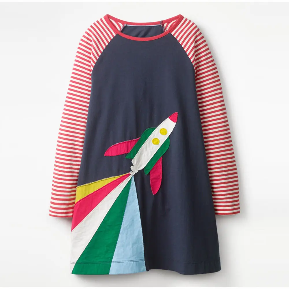 Jumping Meters 2018 Brand Autumn Rocket Party Dresses Baby Girls Costumes For Kids Clothes Appliques Princess Dress Children
Jumping Meters 2018 Brand Autumn Rocket Party Dresses Baby Girls Costumes For Kids Clothes Appliques Princess Dress Children